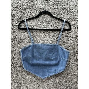 Wrangler Women's M Indigo Wash Denim Kassidy Bandana Top‎